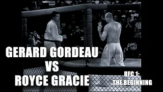 Gerard Gordeau vs Royce Gracie | UFC 1