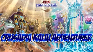 Master Duel - Crusadia Kaiju Adventurer combo OTK over 8000 Damge one hit