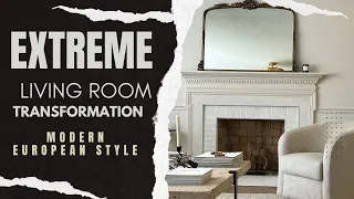 EXTREME LIVING ROOM TRANSFORMATION / Before & After