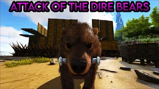 Attack Of The Dire Bears in Ark Survival Evolved. beginner servers series