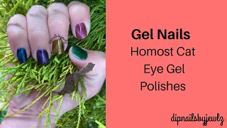 Gel Nails l Homost Cat Eye Gel Polishes