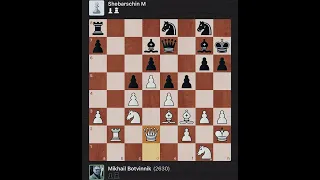 Mikhail Botvinnik vs Shebarschin • Tournament Leningrad - Russia, 1926