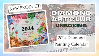 Unboxing and Flip Through: Diamond Art Club's 2024 Calendar