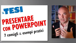 PRESENTARE la propria Tesi con POWERPOINT (7 consigli & esempi💡)