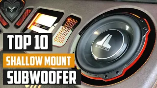 Top 10 Best Shallow Mount Subwoofers in 2023 | The Ultimate Countdown, Reviews & Best Picks!