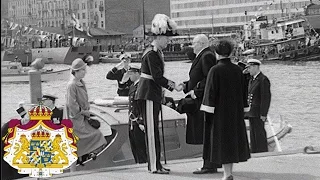 Gustaf VI Adolf på statsbesök till Finland 1952