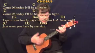 Come Monday (BUFFETT) Bariuke Cover Lesson in G with Chords/Lyrics
