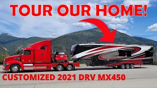 HIGHLY CUSTOMIZED DRV MX450 TOUR! // Our full-time home // Full Time RV