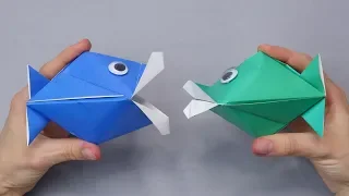 DIY Moving Paper FISH Easy Paper Crafts