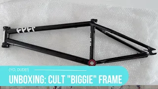 Unboxing: Cult "Biggie" BMX Frame (Devon Smillie Sig.)