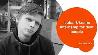 Internship and employment of deaf and hearing impaired people in advertising and IT sector