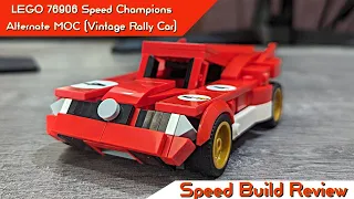 LEGO 76906 Speed Champions Alternate MOC (Vintage Rally Car) - LEGO MOC Speed Build Review