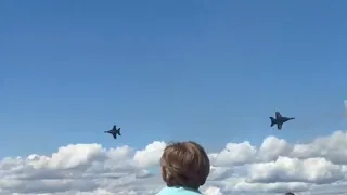 Blue Angels formations at 2024 MCAS Cherry Point Airshow