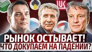 РЫНОК ОСТЫВАЕТ! ЧТО ДОКУПАЕМ НА ПАДЕНИИ? РАЗБОР СБЕР, ГАЗПРОМ, ЛУКОЙЛ, НОВАТЭК, РОСНЕФТЬ, ЯНДЕКС, ВК