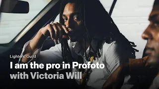 I am the pro in Profoto with Victoria Will