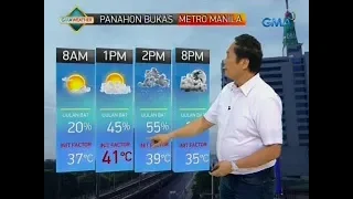 24 Oras: Metraweather: Posible ang thunderstorm sa malaking bahagi ng bansa bukas ng hapon