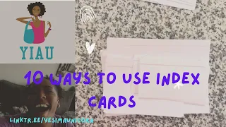 10 Amazingly Functional Ways to Use Index Cards