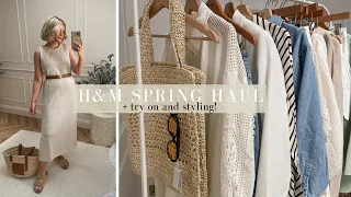 H&M SPRING TRY ON HAUL 2022 / SPRING OUTFIT IDEAS / LAURA BYRNES