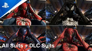 Spider-Man Learns Symbiote Blast (All Suits) NG + - Marvel's Spider-Man 2 (PS5)