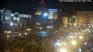 Веб-камера Киев Европейская площадь + Майдан 2020 10 13
