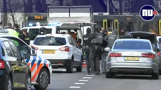 Schietpartij in tram Utrecht: politie zet omgeving af