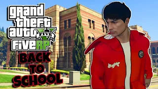 Going to College in GTA V RP (New Leaf Day 1)