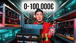 Die 0-100.000€ Bitcoin (Etherium) Mining Challenge ⚡🔌