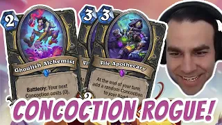 Concoction Rogue FOR THE WIN! - Hearthstone Arena