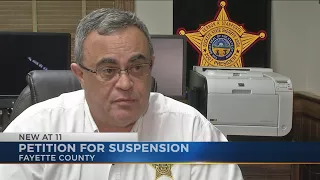 Petition calls for suspension of Fayette County Sheriff