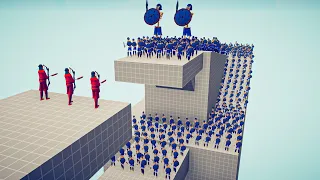 2 GIANT SKELETON + ARMY vs 3x EVERY GOD - Totally Accurate Battle Simulator TABS