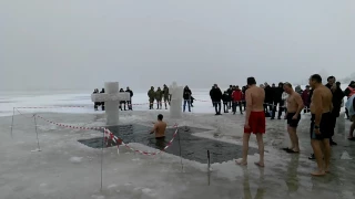 19.01.2017 прорубь  Крещение!