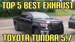 Top 5 BEST EXHAUST Set Ups for Toyota Tundra 5.7L V8!