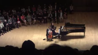 Yo Yo Ma & Kathryn Stott - Orchestra Hall Detroit MI.  05-18-16