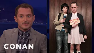 Elijah Wood Dressed Up As Eleven For Halloween | CONAN on TBS