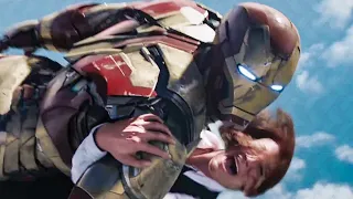 Plane Rescue Scene - IRON MAN 3 (2013) Movie Clip