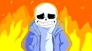 sans burns the water || ANIMATION (UNDERTALE)