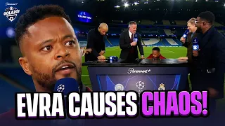 Patrice Evra GATECRASHES our UCL broadcast and causes CHAOS! 😅 | CBS Sports Golazo