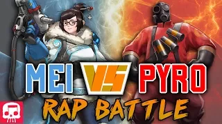 MEI VS PYRO RAP BATTLE by JT Music (Overwatch vs TF2)