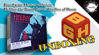 Boardgame Heaven Unboxing 154: Hellboy the Board Game: Big Box of Doom (Mantic)