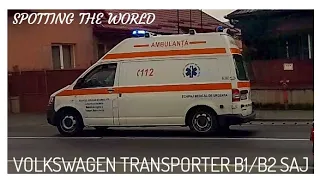 Volkswagen Transporter B1/B2 SAJ În Urgență - Romanian Ambulance Volkswagen Transporter on Emergency