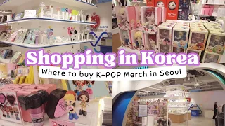 SHOPPING IN KOREA 🇰🇷 | WHERE TO BUY K-POP MERCH IN SEOUL | WITH MUU IN HONGDAE | MYEONGDONG