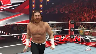 WWE 2K23 Sami Zayn vs Chad Gable RAW 1440p