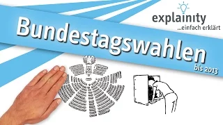 Bundestagswahlen (bis 2013) einfach erklärt (explainity® Erklärvideo)