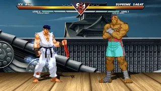ICE RYU vs SUPREME SAGAT - The most epic fight ever made❗