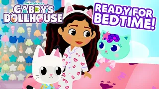 Calming Compilation 😴 Getting Ready for Bed in the Dollhouse | GABBY'S DOLLHOUSE