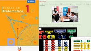 Fichas de Matemática 1 Secundaria 2023 - Páginas 14 y 15 -Situación A- Elecciones Escolares Fracción