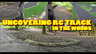 UNCOVERING ABANDONED RACE TRACK IN WOODS