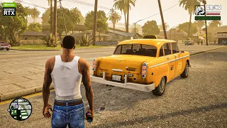 GTA San Andreas Remastered RTX 3090 Ti 'Drive-Thru' Mission Gameplay - Definitive Edition 50+ Mods