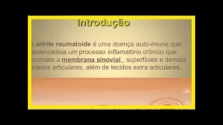 Artrite reumatoide, uma doença autoimune sistémica