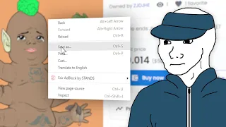 Wojak becomes an NFT screenshotter